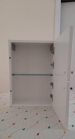 Armario baño moderno blanco