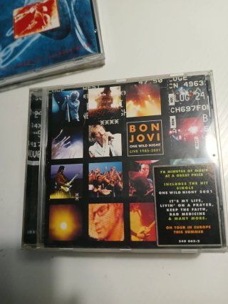 Lote 5 CDs: Bob Dylan, Mark Knopfler, Bon Jovi