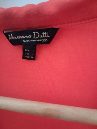Camiseta Massimo Dutti Roja Talla S