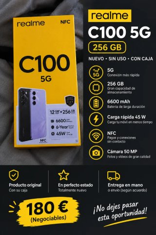 Realme C100 5G 256GB NFC Nuevo