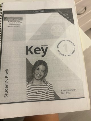 Key Bachillerato 2e 1 Student Book Bound (Spain)