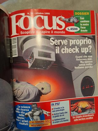 10 Riviste Focus con raccoglitore