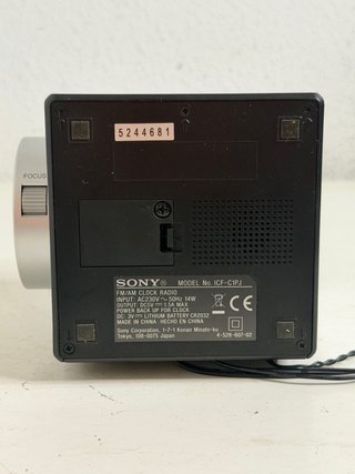 Radio Reloj Despertador SONY ICF C1 PJ