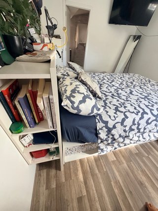 Cabecero de cama blanco