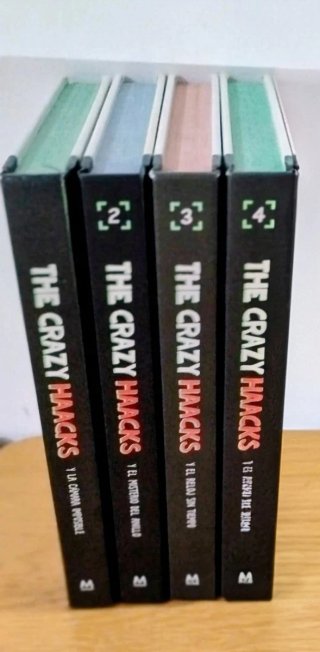 Pack 4 Libros The Crazy Haacks (Tomos 1 al 4)