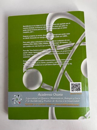 Libro “Una quimica para todos” para PAU 2025