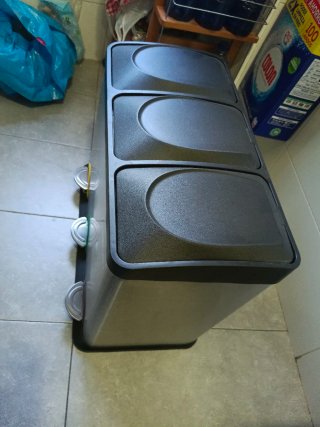 Cubo de Basura con 3 Compartimiento
