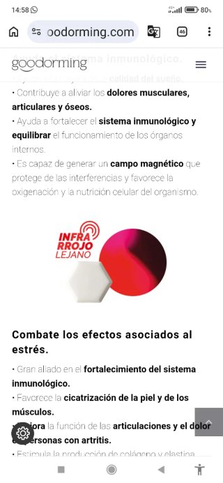 Colchón Biomineral Germanio Bayer