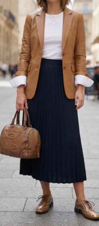 Bolso Purificación García Marrón