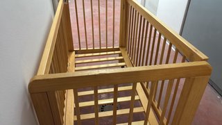 Cuna de Bebé de Madera pregable