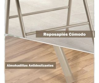 Juego de 4 Sillas Plegables Portátil