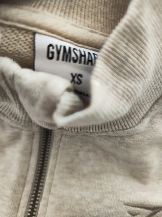 Sudadera Gymshark Original Gris/Azul oversized
