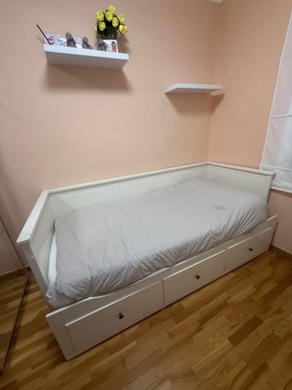 Cama IKEA HEMNES 80/160x200 + 3 cajones extensible