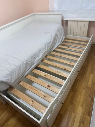Cama IKEA HEMNES 80/160x200 + 3 cajones extensible
