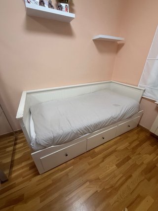 Cama IKEA HEMNES 80/160x200 + 3 cajones extensible