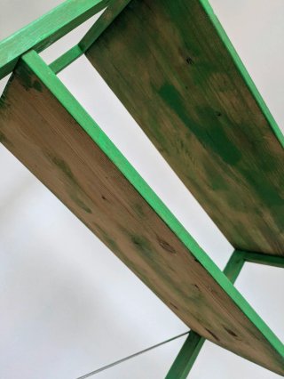 Estantería de Madera Verde