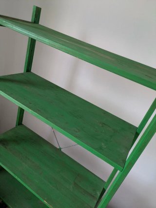 Estantería de Madera Verde