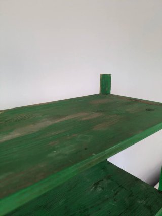 Estantería de Madera Verde