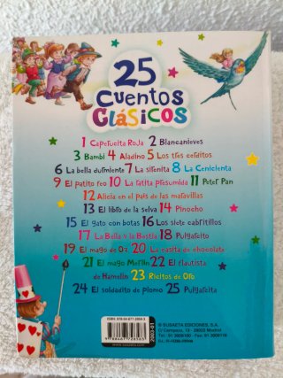 Libro de cuentos clásicos, Susaeta. Sin estrenar