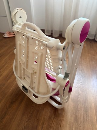 Trona Chicco bebé rosa lunares