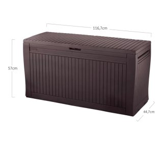 Cofre Almacenaje Exterior Keter 270L Marrón