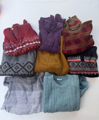 Lote de 8 Jerseys Vintage variados