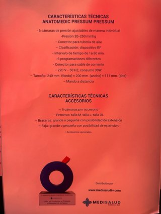 Aparato de presoterapia