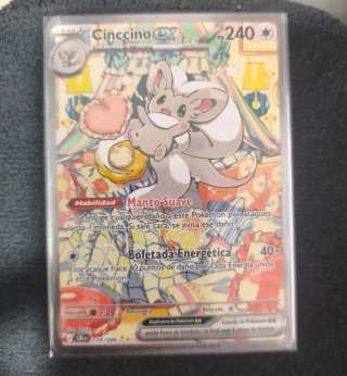 Carta Pokémon Cinccino ex 119/086