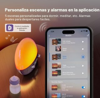 A Estrenar! Luz y Altavoz Bluetooth control movil