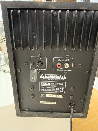 Equipo HI-FI TEAC MC-DX20 vintage + altavoces + su
