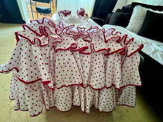 Traje de flamenca T40 lunares