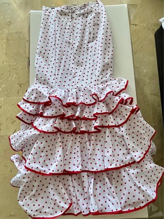 Traje de flamenca T40 lunares