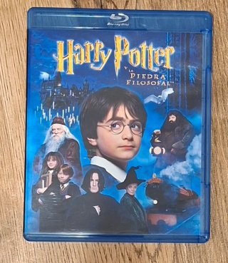 Blu-ray Harry Potter y la Piedra Filosofal.
