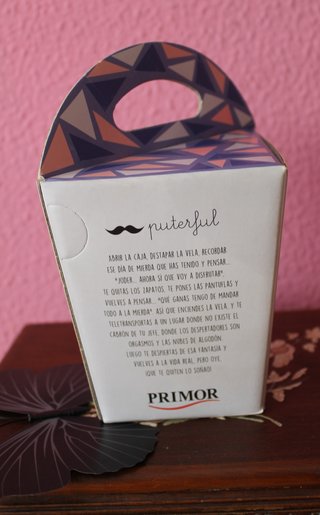 Vela Aromática con Frase Divertida. Primor