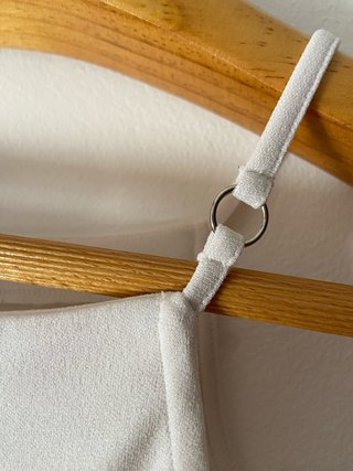 Pantalón Campana Blanco Bershka