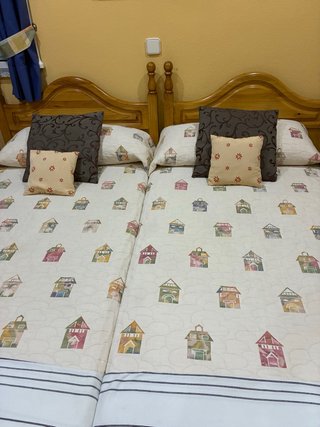 2 Cabeceros de Madera para Cama de 90 cm