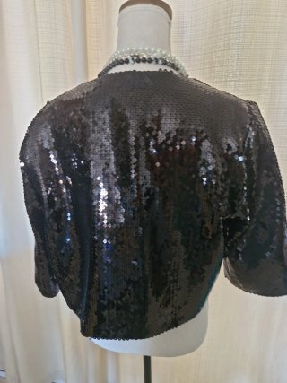 Chaqueta de Lentejuelas Negra