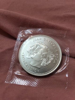 Moneda 20€ plata. España año 2010