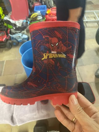 Botas de agua Spiderman niño talla 26-27