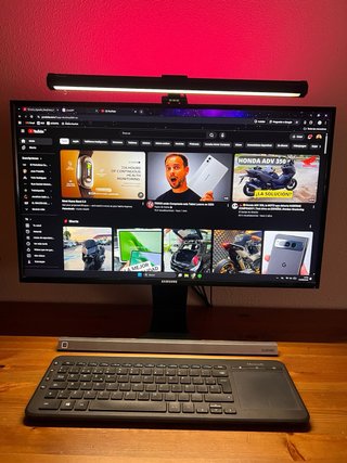 Pack Monitor, Teclado y Luz LED