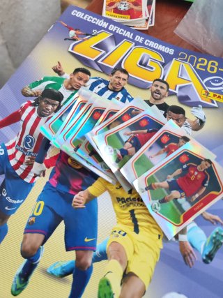 Lote de 9 Cartas Cromos Brillantes