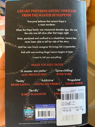 The Only One Left A Novel