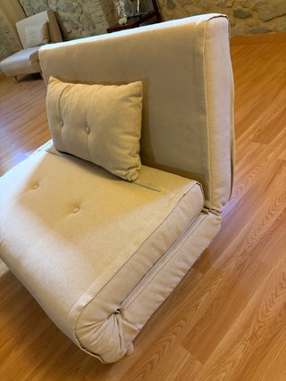 Sillón Cama Individual Beige Maisons du Monde