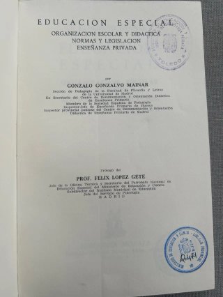 EDUCACIÓN ESPECIAL ORGANIZACIÓN ESCOLAR Y DIDÁCTIC