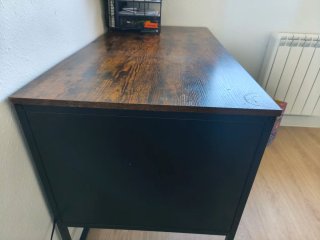 Escritorio Industrial Madera y Metal
