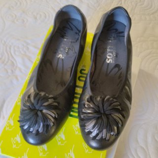 Zapatos Pitillos Mujer Negros y Plateados