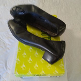 Zapatos Pitillos Mujer Negros y Plateados