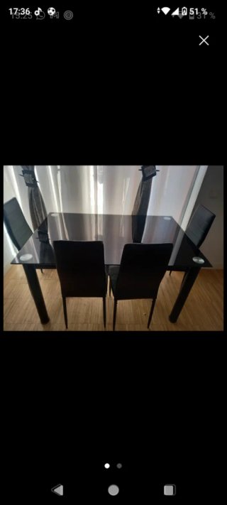 Mesa de Salón Negra