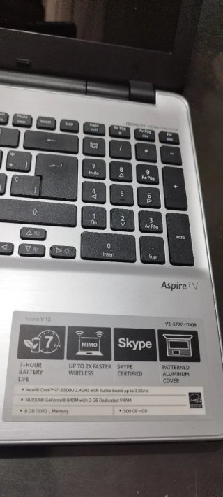 Portátil Acer Aspire V Intel Core i7