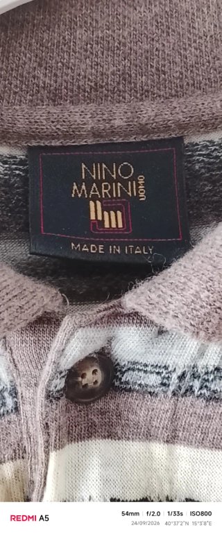 Polo a maniche lunghe pura lana vergine